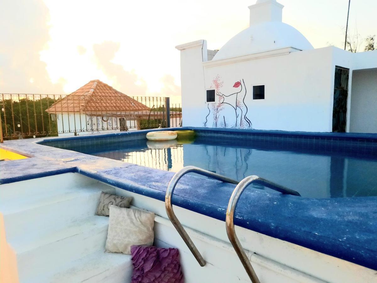 カンクンCasa Quintal - Cerca Del Marアパートメント エクステリア 写真